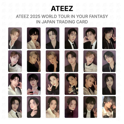 ATEEZ 2025 WORLD TOUR IN YOUR FANTASY IN JAPAN TRADING CARD Official Photocard