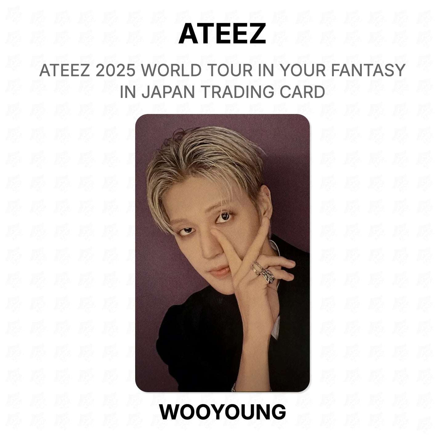 ATEEZ 2025 WORLD TOUR IN YOUR FANTASY IN JAPAN TRADING CARD Official Photocard