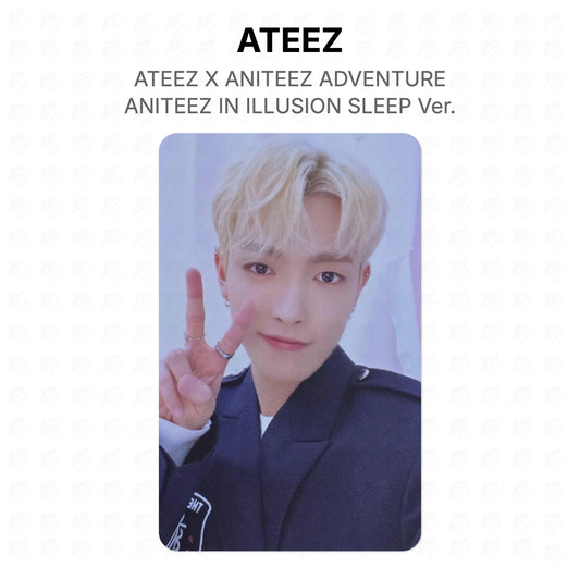 ATEEZ X ANITEEZ ADVENTURE ANITEEZ IN ILLUSION SLEEP Ver. Official Photocard