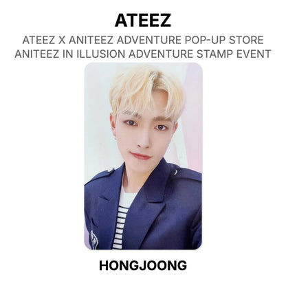 ATEEZ X ANITEEZ ADVENTURE POP-UP STORE ANITEEZ IN ILLUSION ADVENTURE STEMPEL-EVENT Offizielle Fotokarte
