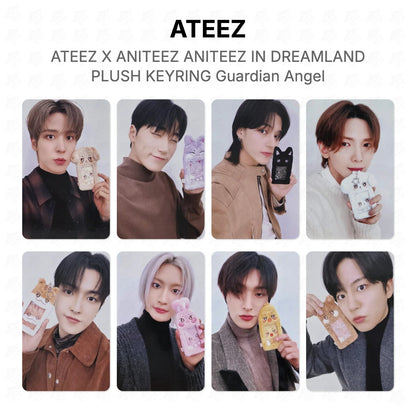 ATEEZ X ANITEEZ ANITEEZ IN DREAMLAND PLUSH KEYRING Guardian Angel Official Photocard