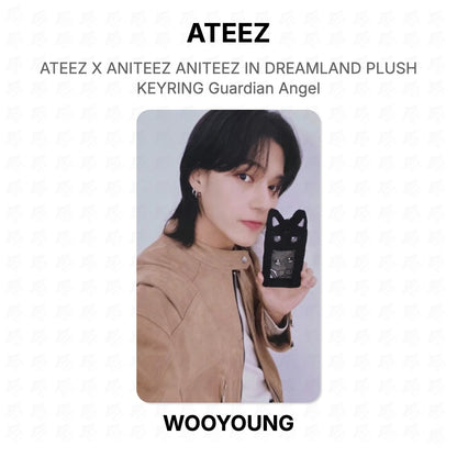 ATEEZ X ANITEEZ ANITEEZ IN DREAMLAND PLUSH KEYRING Guardian Angel Official Photocard