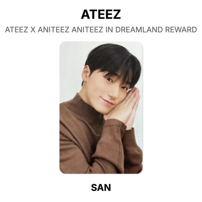 ATEEZ X ANITEEZ ANITEEZ IN DREAMLAND REWARD photocard oficial
