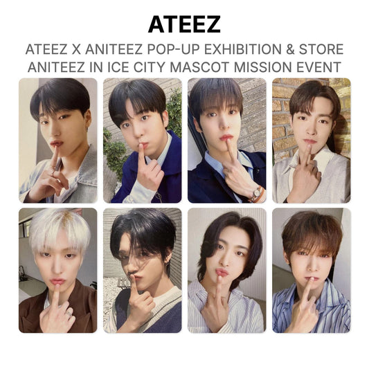 ATEEZ X ANITEEZ POP-UP EXHIBITION & STORE ANITEEZ IN ICE CITY MASCOT MISSION EVENT Official Photocard