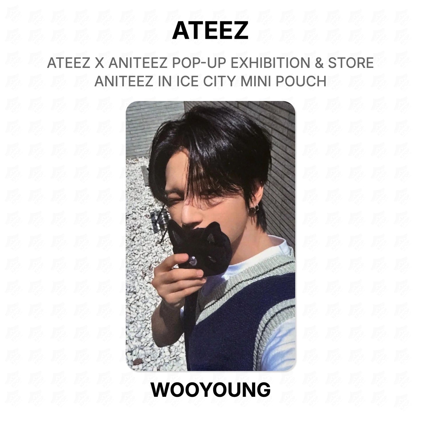 ATEEZ X ANITEEZ POP-UP EXHIBITION & STORE ANITEEZ IN ICE CITY MINI POUCH Official Photocard