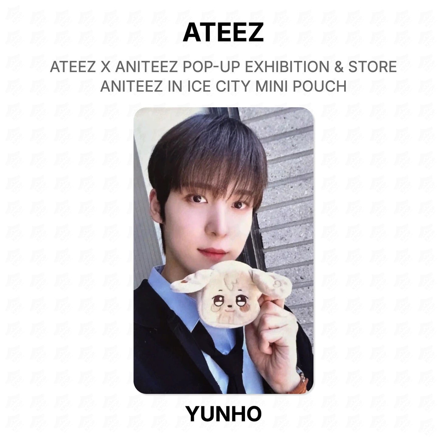 ATEEZ X ANITEEZ POP-UP EXHIBITION & STORE ANITEEZ IN ICE CITY MINI POUCH Official Photocard