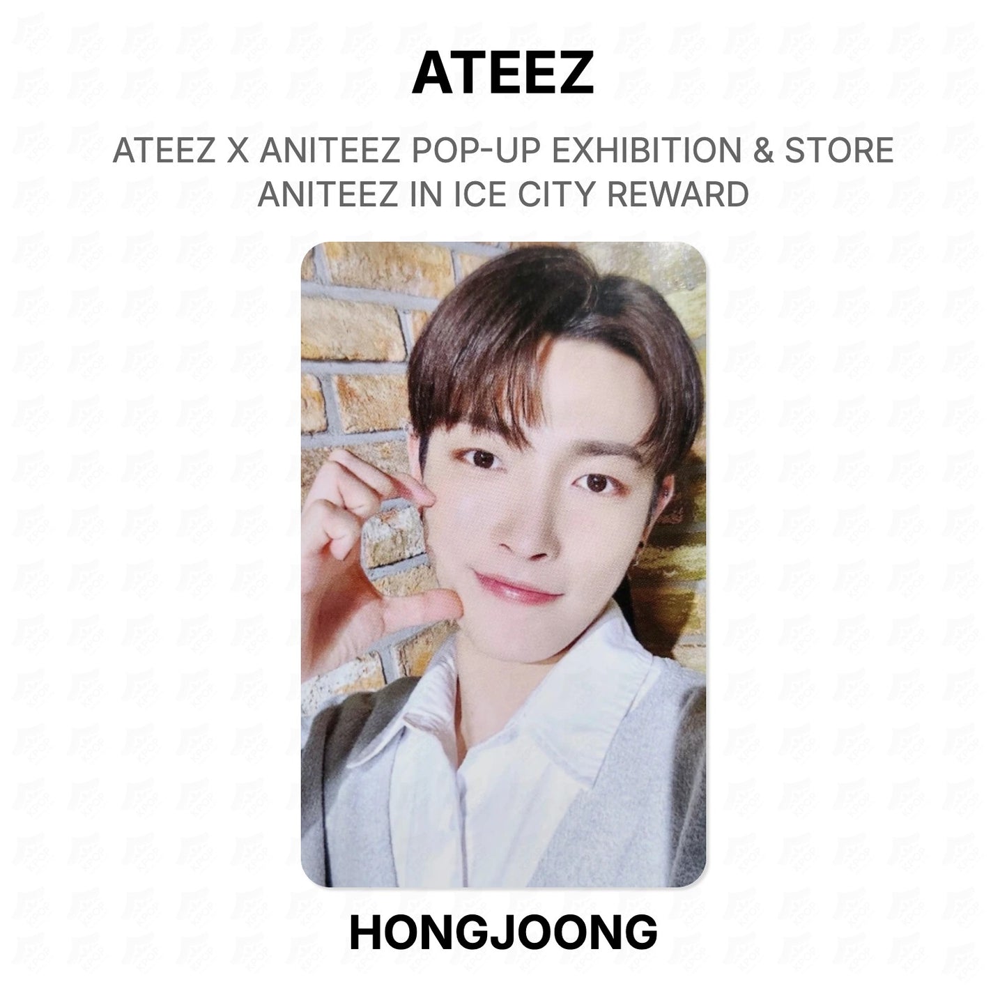 ATEEZ X ANITEEZ POP-UP EXHIBITION & STORE ANITEEZ IN ICE CITY REWARD Official Photocard