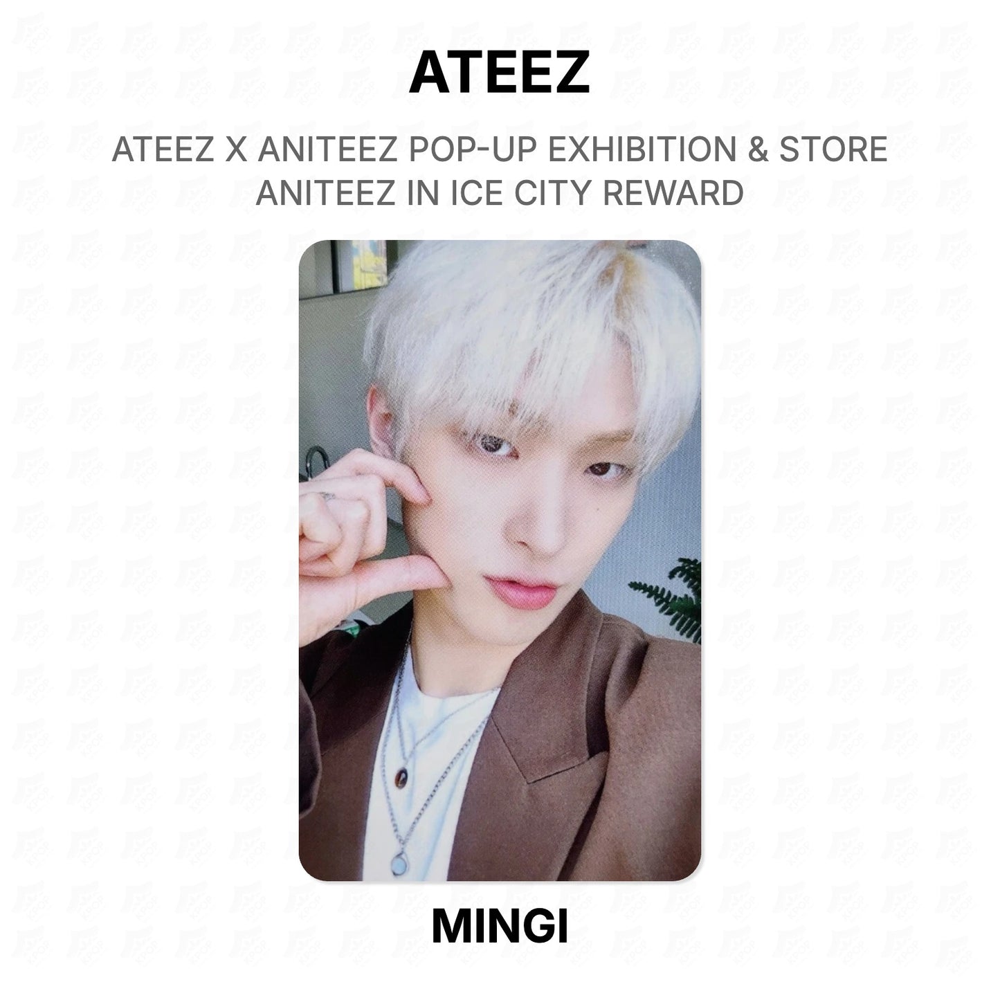 ATEEZ X ANITEEZ POP-UP EXHIBITION & STORE ANITEEZ IN ICE CITY REWARD Official Photocard