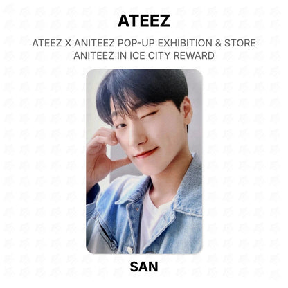 ATEEZ X ANITEEZ POP-UP EXHIBITION & STORE ANITEEZ IN ICE CITY REWARD Official Photocard
