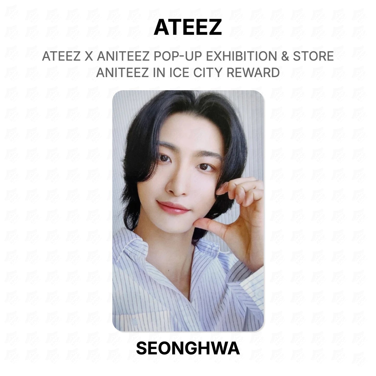 ATEEZ X ANITEEZ POP-UP EXHIBITION & STORE ANITEEZ IN ICE CITY REWARD Official Photocard