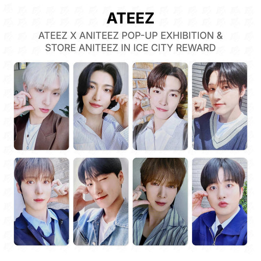 ATEEZ X ANITEEZ POP-UP EXHIBITION & STORE ANITEEZ IN ICE CITY REWARD Official Photocard