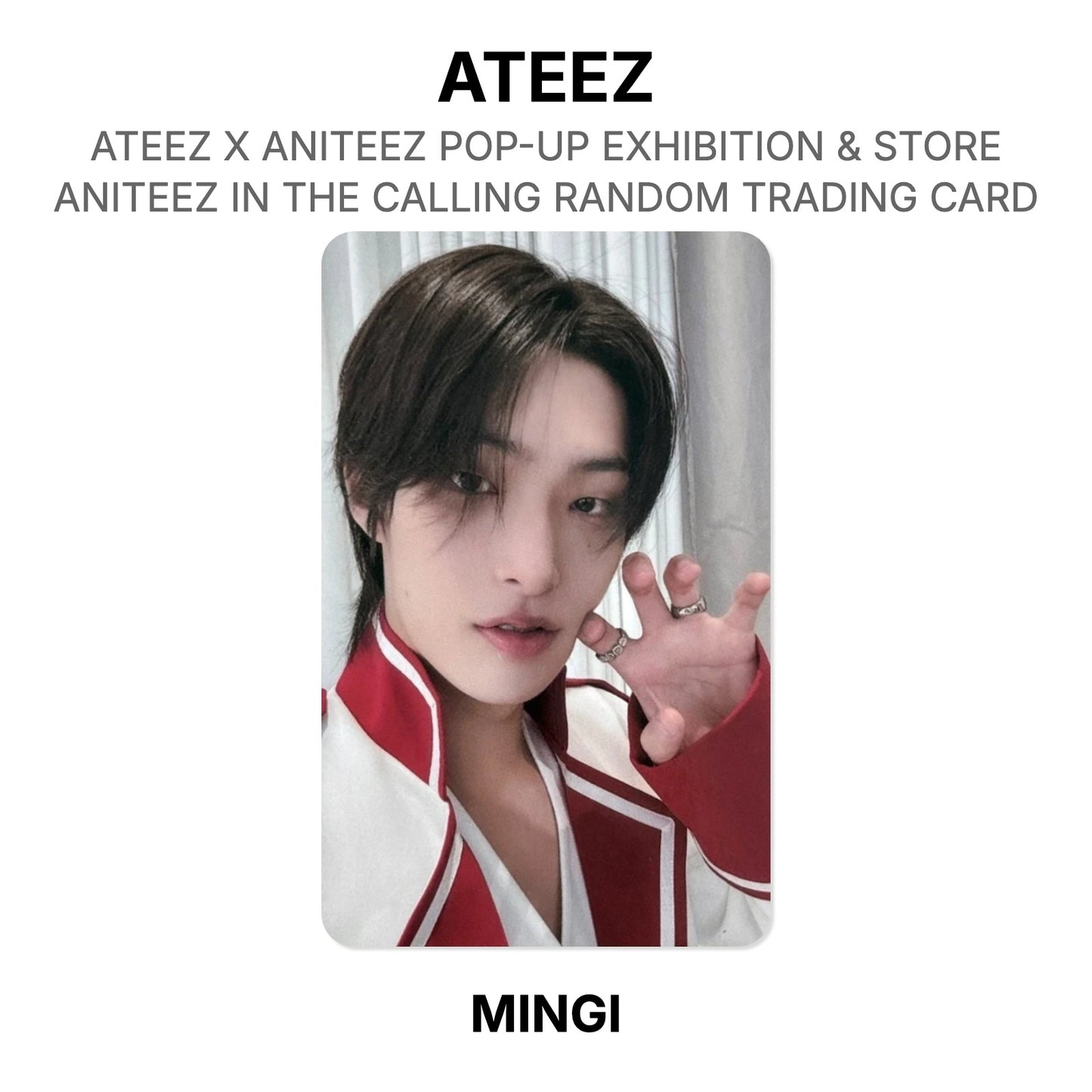 ATEEZ X ANITEEZ POP-UP EXHIBITION & STORE ANITEEZ IN THE CALLING RANDOM TRADING CARD Official Photocard