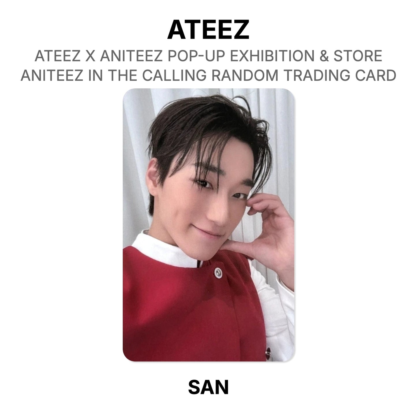 ATEEZ X ANITEEZ POP-UP EXHIBITION & STORE ANITEEZ IN THE CALLING RANDOM TRADING CARD Official Photocard