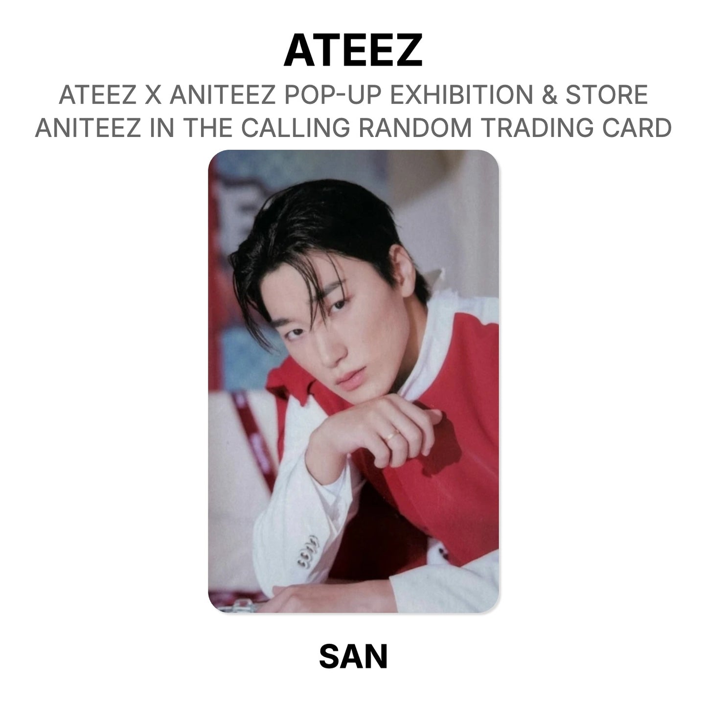 ATEEZ X ANITEEZ POP-UP EXHIBITION & STORE ANITEEZ IN THE CALLING RANDOM TRADING CARD Official Photocard