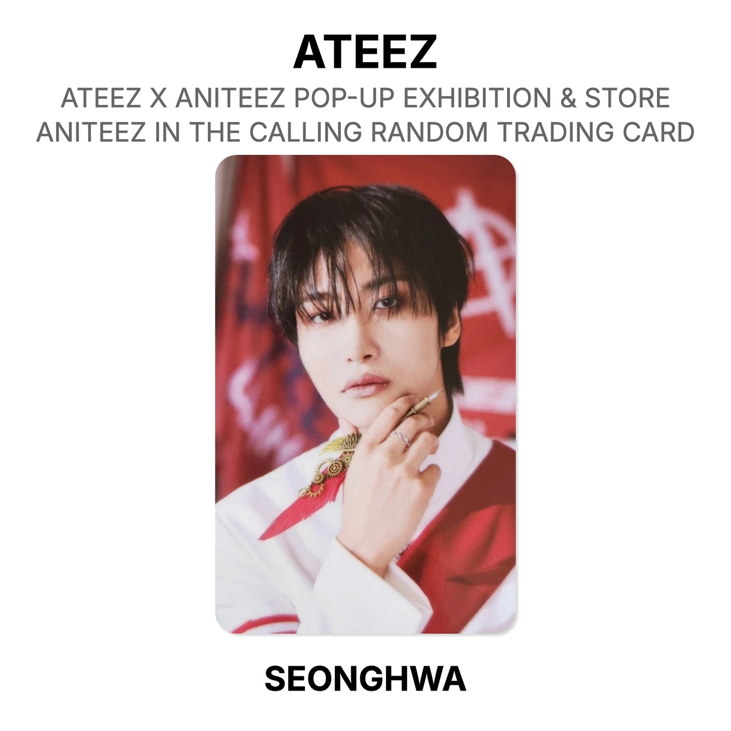 ATEEZ X ANITEEZ POP-UP EXHIBITION & STORE ANITEEZ IN THE CALLING RANDOM TRADING CARD Official Photocard
