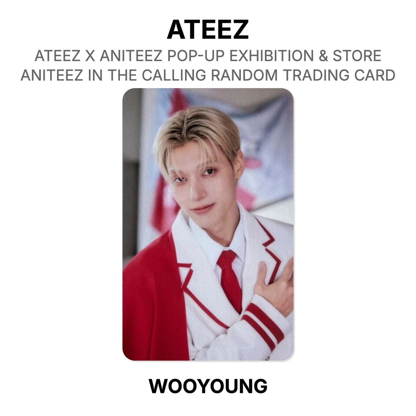 ATEEZ X ANITEEZ POP-UP EXHIBITION & STORE ANITEEZ IN THE CALLING RANDOM TRADING CARD Official Photocard