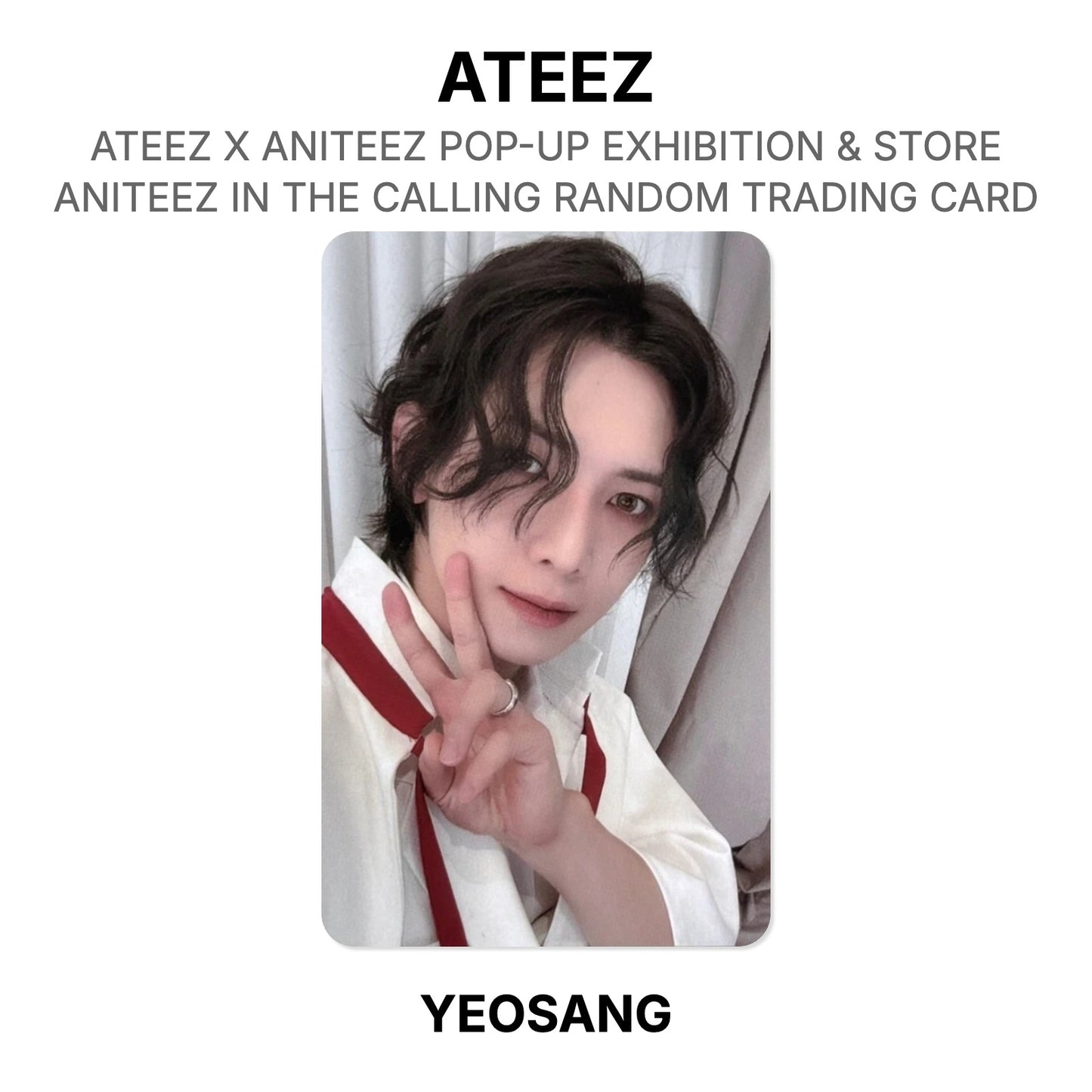 ATEEZ X ANITEEZ POP-UP EXHIBITION & STORE ANITEEZ IN THE CALLING RANDOM TRADING CARD Official Photocard