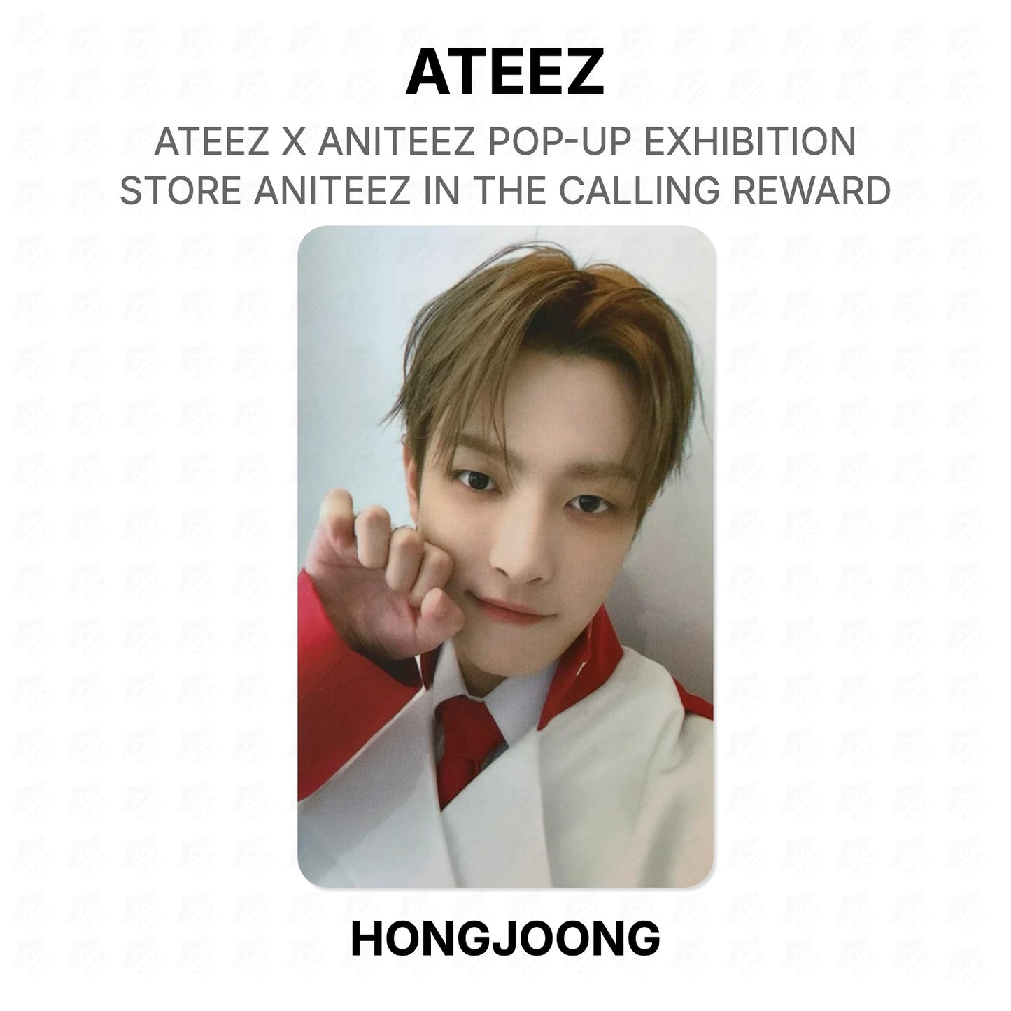 ATEEZ X ANITEEZ POP-UP EXHIBITION & STORE ANITEEZ IN THE CALLING REWARD Official Photocard
