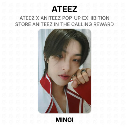 ATEEZ X ANITEEZ POP-UP EXHIBITION & STORE ANITEEZ IN THE CALLING REWARD Official Photocard
