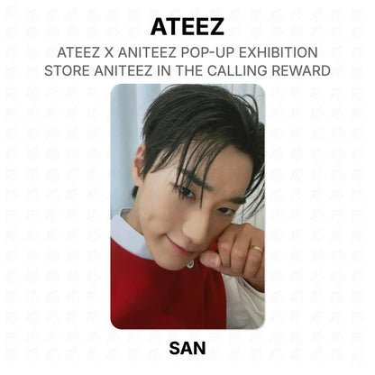 ATEEZ X ANITEEZ POP-UP EXHIBITION & STORE ANITEEZ IN THE CALLING REWARD Official Photocard