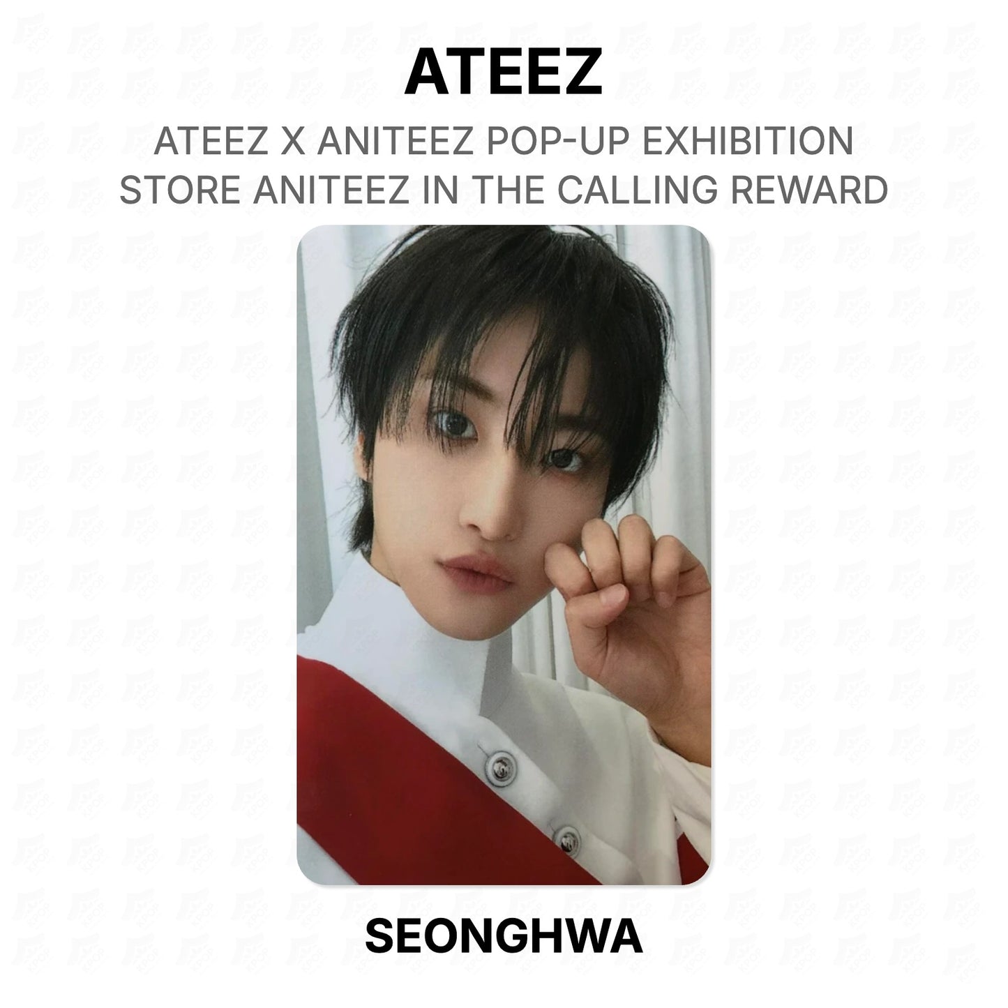ATEEZ X ANITEEZ POP-UP EXHIBITION & STORE ANITEEZ IN THE CALLING REWARD Official Photocard