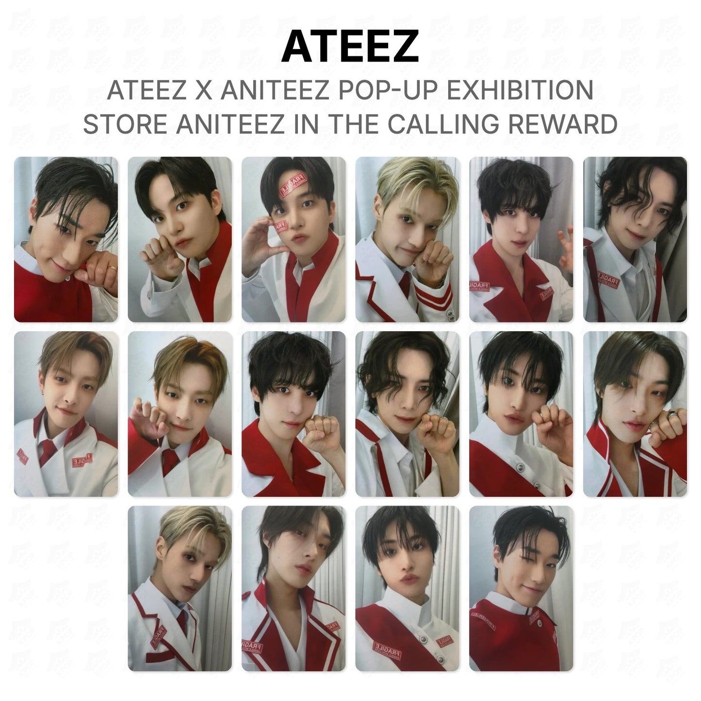 ATEEZ X ANITEEZ POP-UP EXHIBITION & STORE ANITEEZ IN THE CALLING REWARD Official Photocard