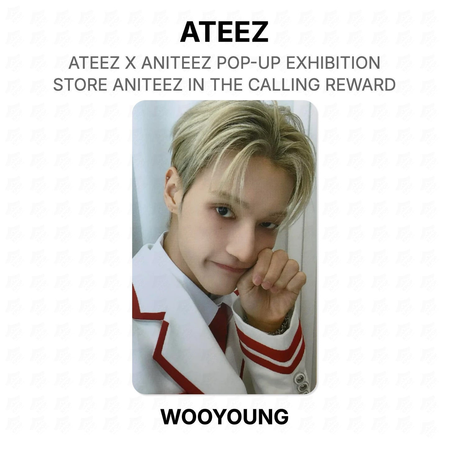 ATEEZ X ANITEEZ POP-UP EXHIBITION & STORE ANITEEZ IN THE CALLING REWARD Official Photocard
