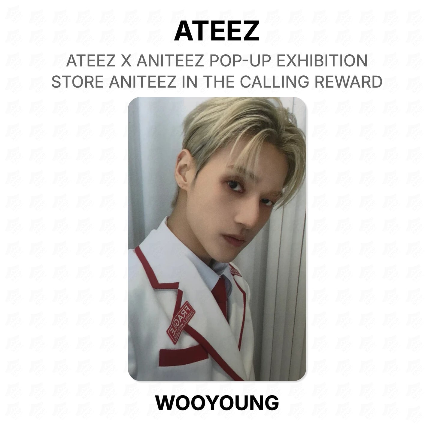 ATEEZ X ANITEEZ POP-UP EXHIBITION & STORE ANITEEZ IN THE CALLING REWARD Official Photocard