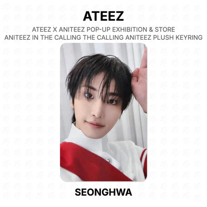 ATEEZ X ANITEEZ POP-UP EXHIBITION & STORE ANITEEZ IN THE CALLING THE CALLING ANITEEZ PLUSH KEYRING Official Photocard