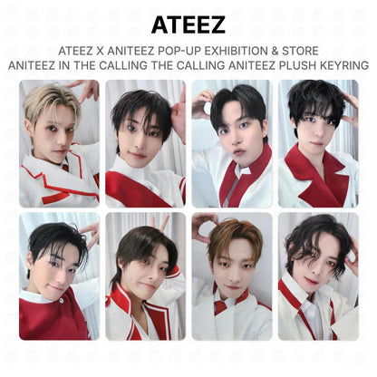 ATEEZ X ANITEEZ POP-UP EXHIBITION & STORE ANITEEZ IN THE CALLING THE CALLING ANITEEZ PLUSH KEYRING Official Photocard
