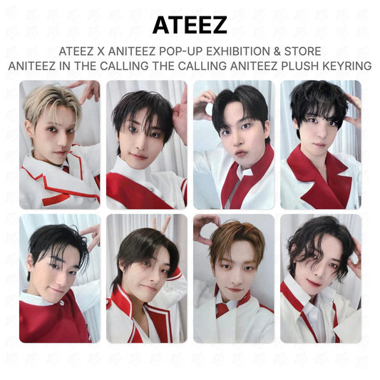 ATEEZ X ANITEEZ POP-UP EXHIBITION & STORE ANITEEZ IN THE CALLING THE CALLING ANITEEZ PLUSH KEYRING Official Photocard