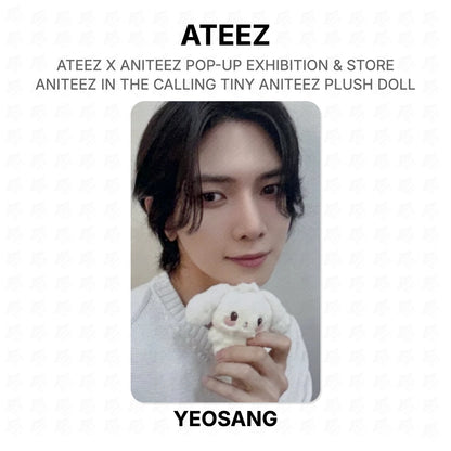 ATEEZ X ANITEEZ POP-UP EXHIBITION & STORE ANITEEZ IN THE CALLING TINY ANITEEZ PLUSH DOLL Official Photocard