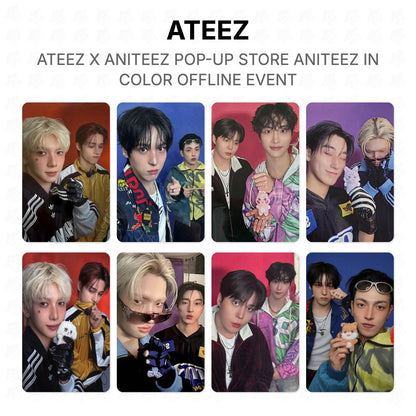 ATEEZ X ANITEEZ POP-UP STORE ANITEEZ IN COLOR OFFLINE EVENT Official Photocard