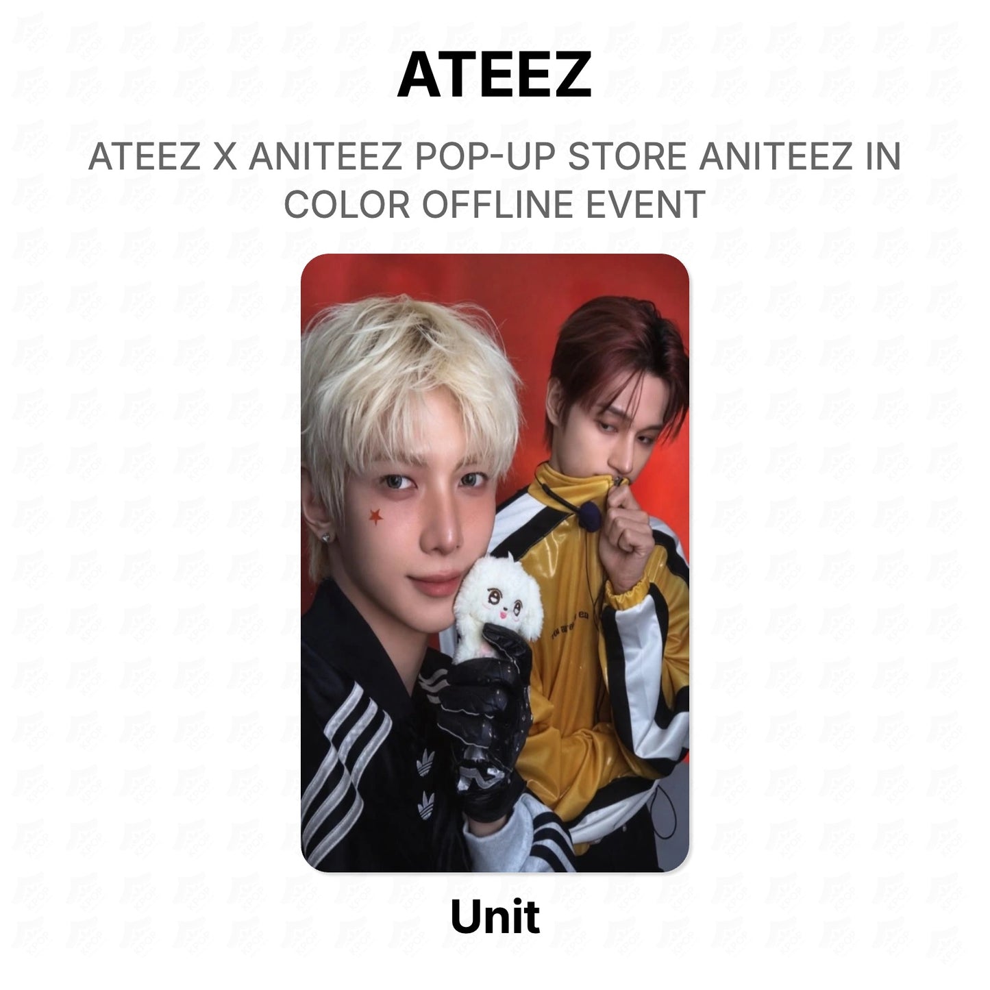 ATEEZ X ANITEEZ POP-UP STORE ANITEEZ IN COLOR OFFLINE EVENT Official Photocard