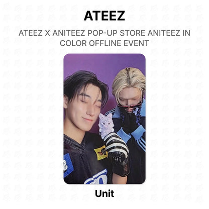 ATEEZ X ANITEEZ POP-UP STORE ANITEEZ IN COLOR OFFLINE EVENT Official Photocard