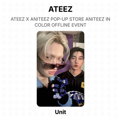 ATEEZ X ANITEEZ POP-UP STORE ANITEEZ IN COLOR OFFLINE EVENT Official Photocard