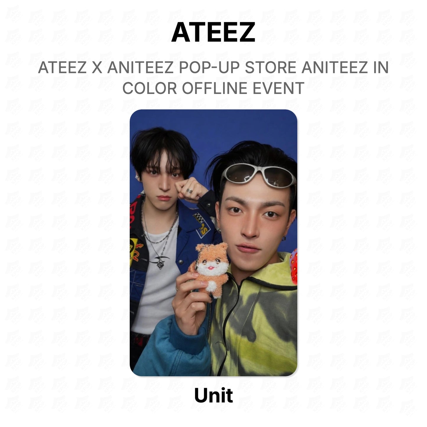 ATEEZ X ANITEEZ POP-UP STORE ANITEEZ IN COLOR OFFLINE EVENT Official Photocard