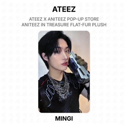 ATEEZ X ANITEEZ POP-UP STORE ANITEEZ IN TREASURE FLAT-FUR PLUSH Official Photocard