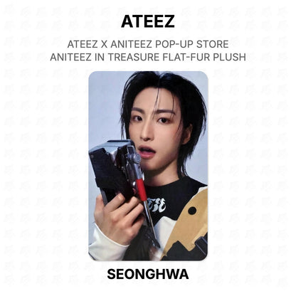 ATEEZ X ANITEEZ POP-UP STORE ANITEEZ IN TREASURE FLAT-FUR PLUSH Official Photocard