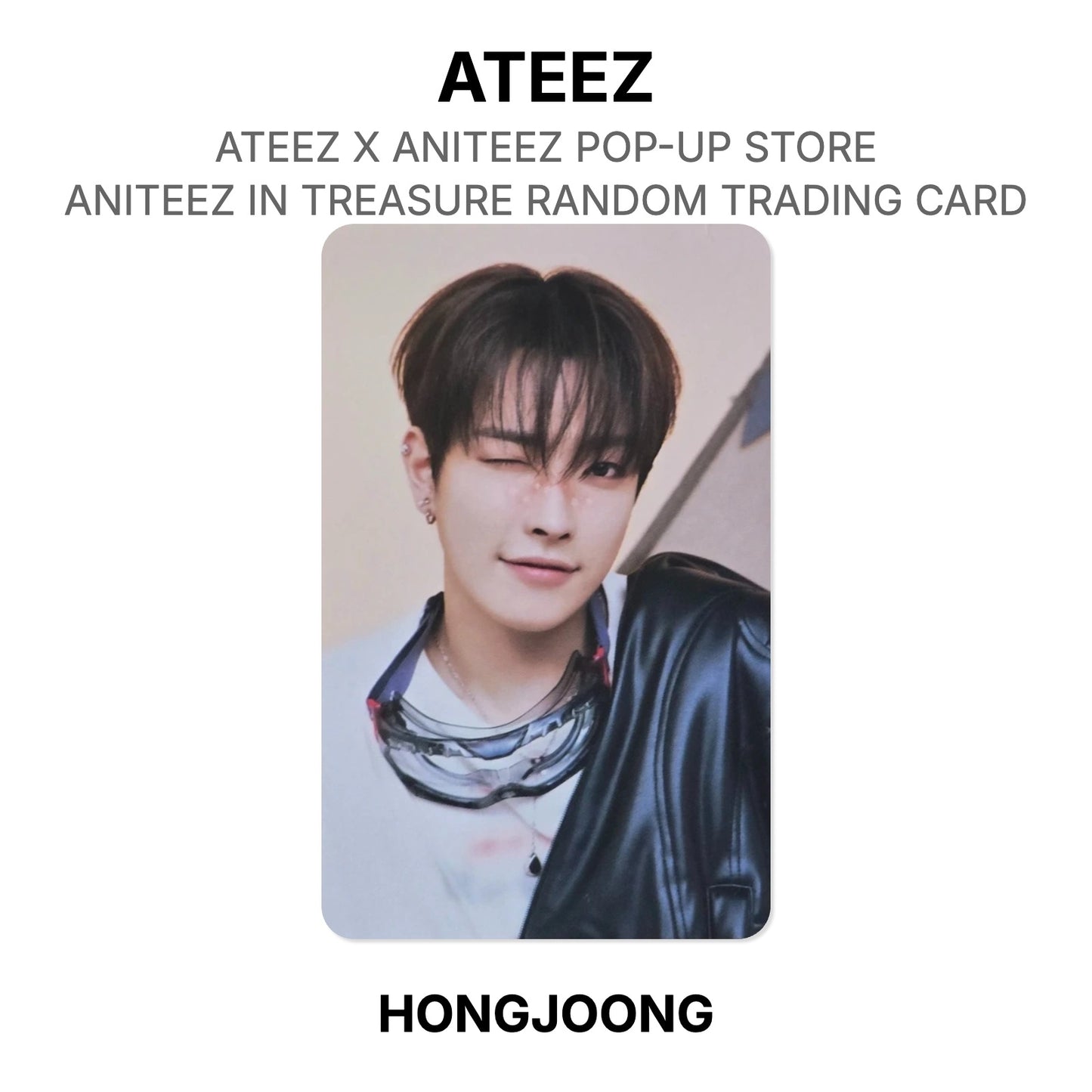 ATEEZ X ANITEEZ POP-UP STORE ANITEEZ IN TREASURE RANDOM TRADING CARD Official Photocard