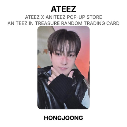 ATEEZ X ANITEEZ POP-UP STORE ANITEEZ IN TREASURE RANDOM TRADING CARD Official Photocard
