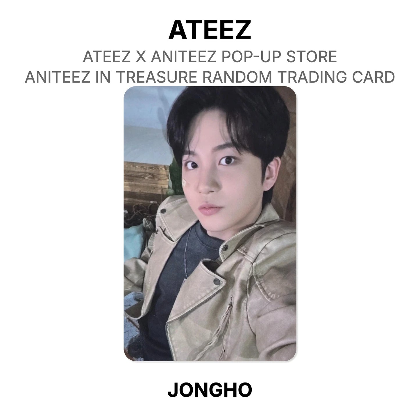 ATEEZ X ANITEEZ POP-UP STORE ANITEEZ IN TREASURE RANDOM TRADING CARD Official Photocard