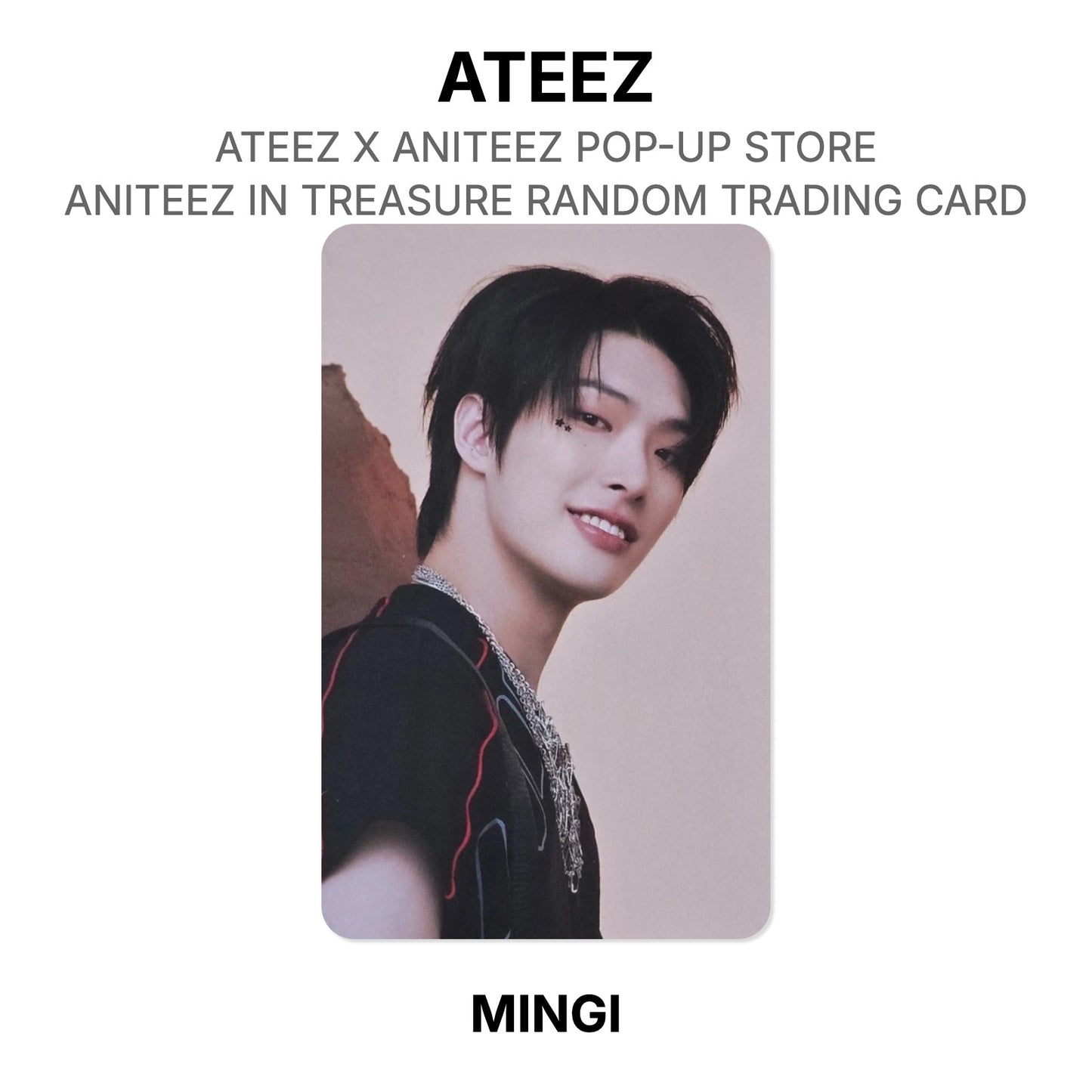 ATEEZ X ANITEEZ POP-UP STORE ANITEEZ IN TREASURE RANDOM TRADING CARD Official Photocard