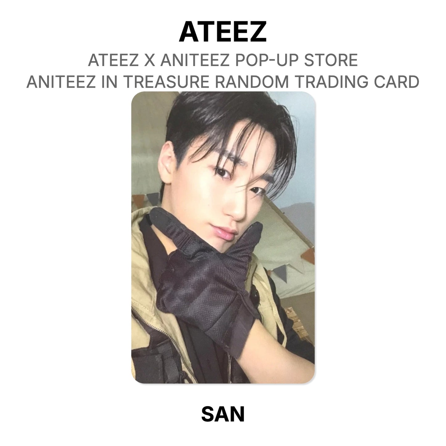 ATEEZ X ANITEEZ POP-UP STORE ANITEEZ IN TREASURE RANDOM TRADING CARD Official Photocard