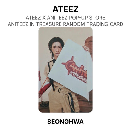 ATEEZ X ANITEEZ POP-UP STORE ANITEEZ IN TREASURE RANDOM TRADING CARD Official Photocard