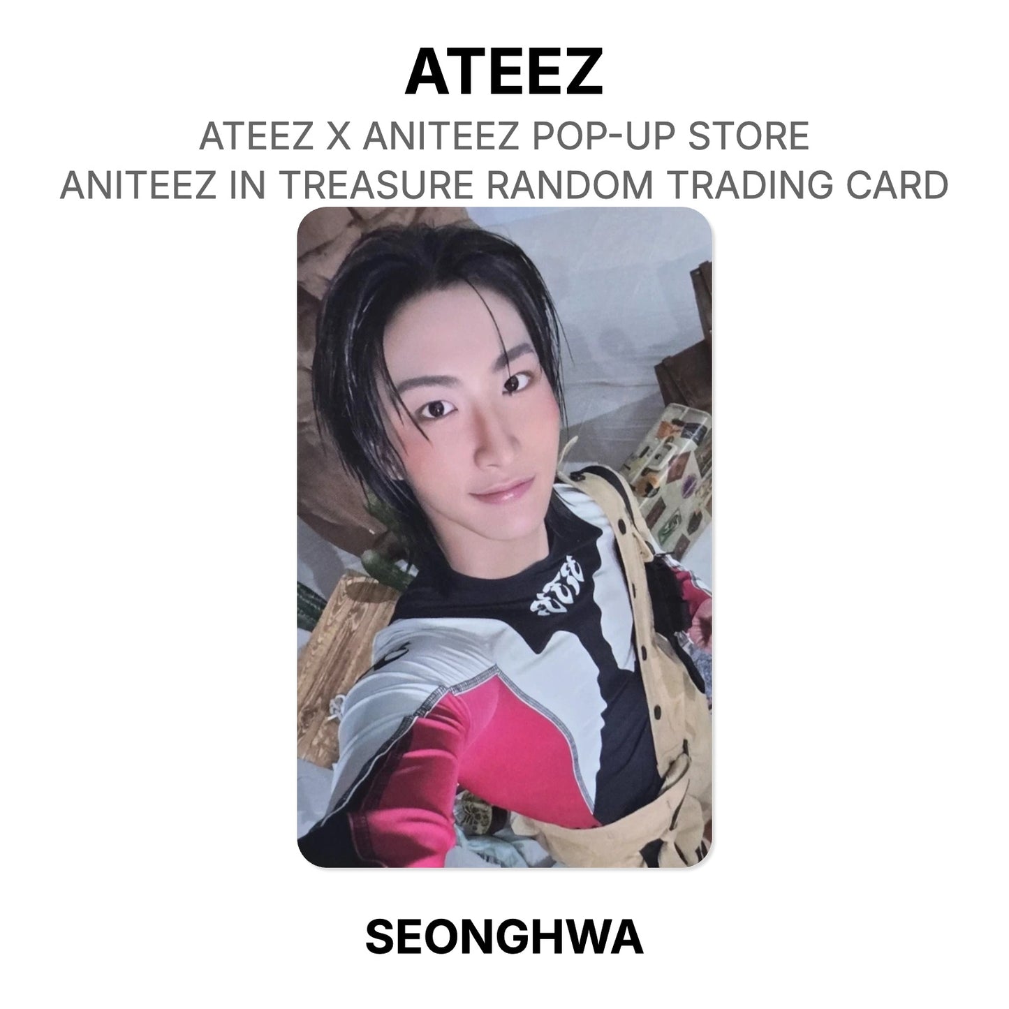 ATEEZ X ANITEEZ POP-UP STORE ANITEEZ IN TREASURE RANDOM TRADING CARD Official Photocard