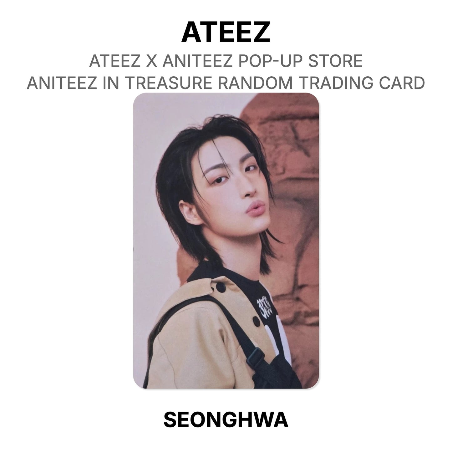 ATEEZ X ANITEEZ POP-UP STORE ANITEEZ IN TREASURE RANDOM TRADING CARD Official Photocard