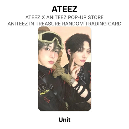 ATEEZ X ANITEEZ POP-UP STORE ANITEEZ IN TREASURE RANDOM TRADING CARD Official Photocard