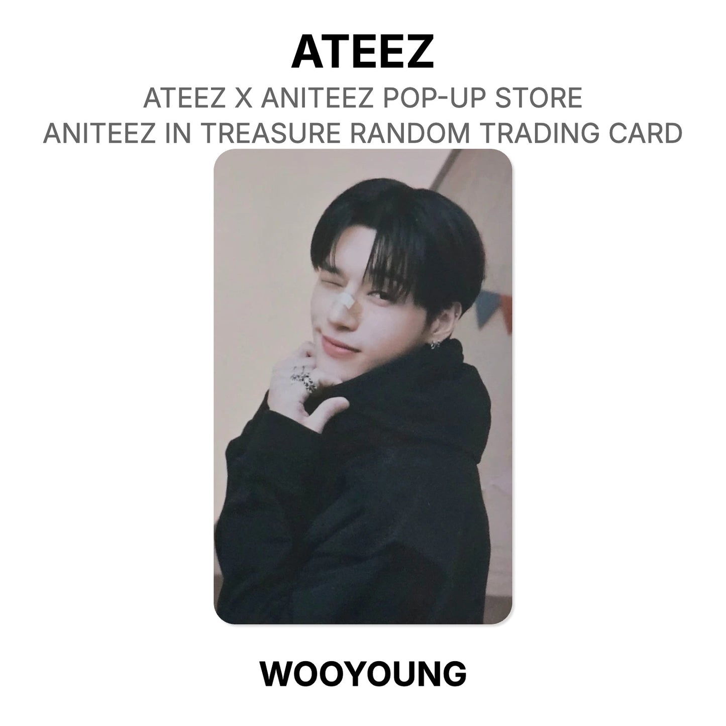 ATEEZ X ANITEEZ POP-UP STORE ANITEEZ IN TREASURE RANDOM TRADING CARD Official Photocard
