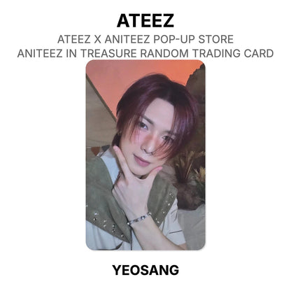 ATEEZ X ANITEEZ POP-UP STORE ANITEEZ IN TREASURE RANDOM TRADING CARD Official Photocard